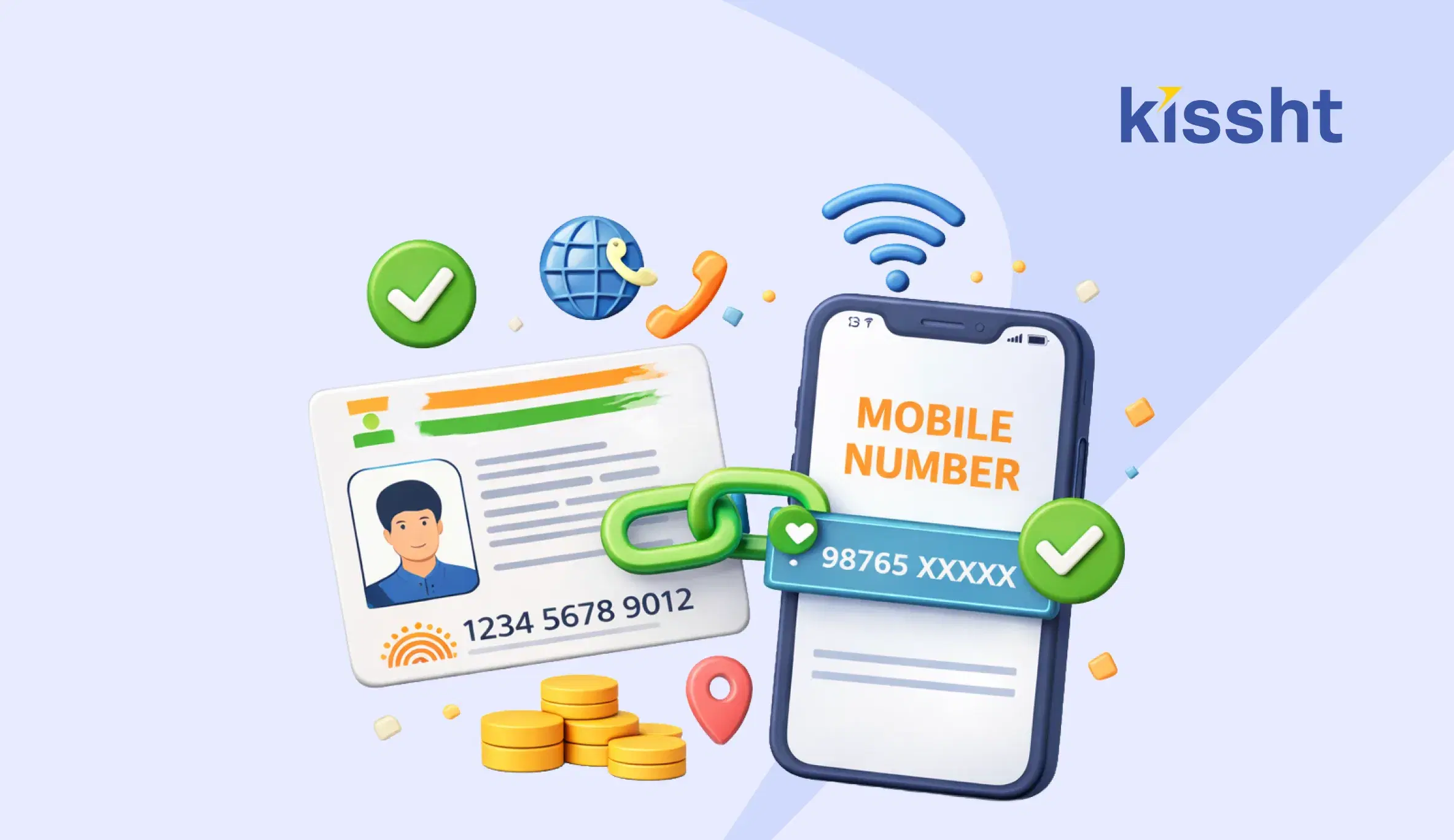 How to Link Aadhaar Card with Mobile Number Online & Offline