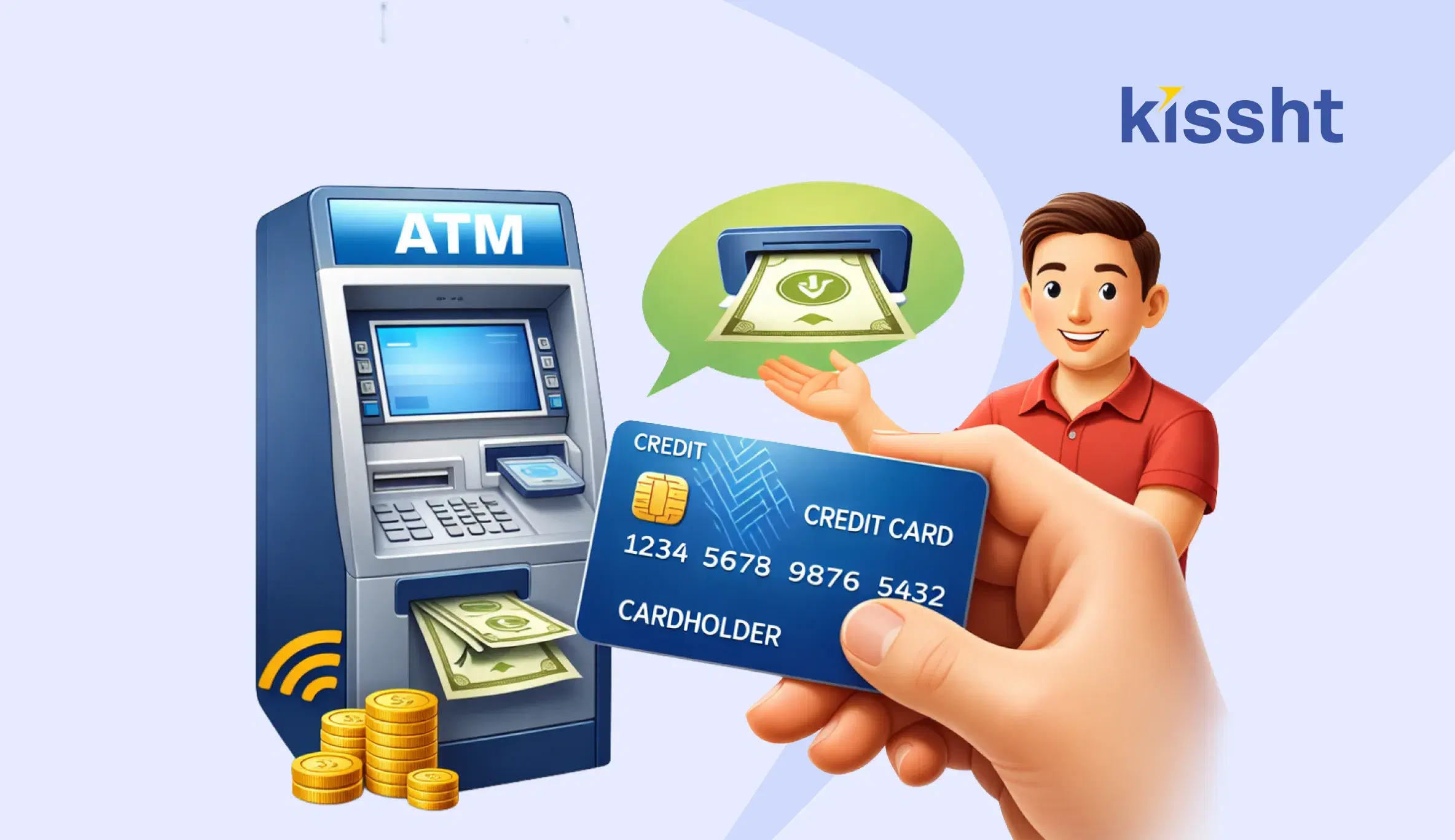 How to Withdraw Money from a Credit Card at ATM