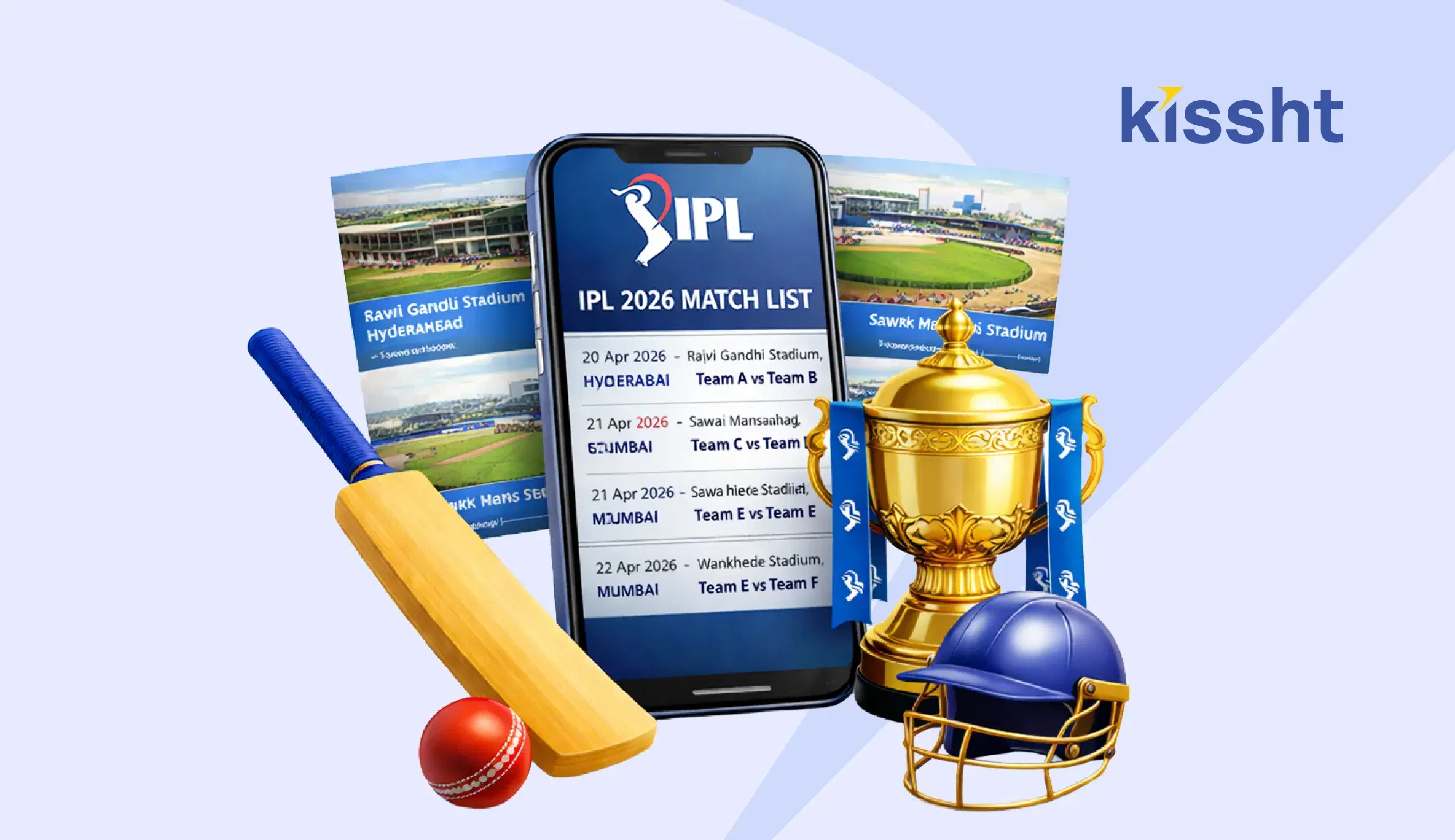 IPL 2026 Match List: Date, Venue and Team Details